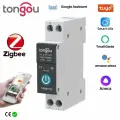 Смарт выключатель ZigBee Tongou 25 A для умного дома с счётчиком
