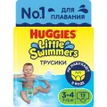 Трусики-подгузники Huggies для плавания 3-4, максимальный комфорт, 13 шт