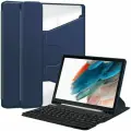 Чехол для Samsung Galaxy Tab A8 10.5 с клавиатурой темно-синий
