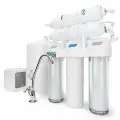 Система обратного осмоса с минерализатором и насосом Prio OU600, 6 ступеней Slim Line 10