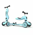 Детский трехколесный самокат с сиденьем Scoot&Ride HighwayKick 1 (Seat) (голубика)
