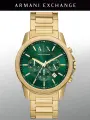 Наручные часы Armani Exchange, зеленый/золотистый