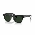 Умные очки Ray-Ban Wayfarer, размер 53-22-155, фотохромные линзы Clear/Graphite Green Transitions, оправа Matte Black