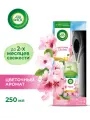 Освежитель воздуха автоматический 250 мл, AIRWICK Pure, диспенсер+сменный баллон, Цветущая сакура
