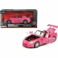 Машинка JADA 1:24 Toyota supra Plymouth Nissan skyline gtr R35 350Z Mazda RX7 Mitsubishi Lancer Eclipse Fast and Furious hello kitty alloy car model