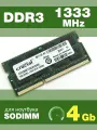 Оперативная память DDR3 4Gb 1333 Mhz Crucial CT51264BF1339. M16FMD So-Dimm PC3-10600 для ноутбука