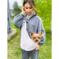 Переноска для маленьких собак Puffy Зигзаг, розовая