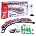 Железная дорога 2812Y р/у, на батарейках, 76 деталей, в коробке