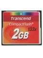 Карта памяти Transcend CF, 2GB, x133, скорость чтения/записи 45MB/s