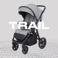 Коляска детская прогулочная всесезонная MOWBaby TRAIL MB090 Grey 2025