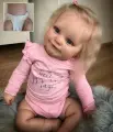 Девочка-реборн из мягкого винила NPK 50 см, Мэдди, 3D-кожи с многослойной росписью и видимыми прожилками