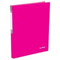 Berlingo Папка с 40 вкладышами Neon A4, пластик, неоновый розовый