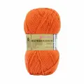 Пряжа для вязания Пехорка 'Мериносовая' 100г, 200м (50% шерсть, 50% акрил) (284 оранжевый), 10 мотков