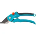 Секатор GARDENA B/S, плоскостной, бирюзовый, с фиксатором и нескользящими ручками