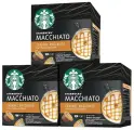 Кофе в капсулах Starbucks Dolce Gusto Caramel Macchiato, 3 упаковки x 12 шт