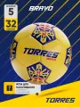 Мяч футбольный TORRES Bravo-5, размер 5, F324115