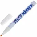 Маркер-краска MunHwa Slimлаковый белый, 2мм, промышленный (нестираемый) SPM-05, 12 шт. в упаковке