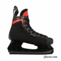 Коньки хоккейные WINTER STAR Red Line, размер 40, черные, унисекс