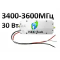 30 Вт 3400-3600МГц 3.4-3.6ГГц Усиливатель мощности радиочастоты, модуль усиления сигнала модуль источник сигнала сweep