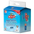 Пеленки для собак впитывающие Mr. Fresh Expert Regular F502 60х60х0.5 см 24 шт. 1 шт. 60 см 60 см 0.5 см белый/синий
