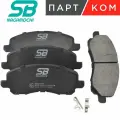 Тормозные колодки передние SB NAGAMOCHI BP23469 для а/м Mitsubishi Lancer IX-X, Outlander (GF), ASX, Airtrek, Galant (DJ), Grandis