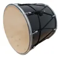 BK-12Glv Барабан кавказский 12 с веревкой, 31х30,3 см, цвет — чёрный глянцевый, Мастерская Бехтерев