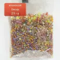 Бисер ассорти №3227 малиново-зелёное 25 гр Toho