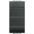 Выключатель Bticino Livinglight Axial 1 модуль антрацит L4051A