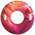 Круг надувной с ручками 114 см, до 100 кг, розовый, INTEX 56267