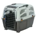 Переноска для cобак MPS SKUDO 4, размер - 68 х 48 х 51 см, с металлической дверцей и замком, цвет - серый