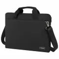 Сумка портфель HEIKKI PROFITABLE (хейки) с отделением для ноутбука 14, 2 кармана, черная, 26х36х3 см, 272598