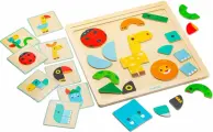 Развивающая магнитная игра DJECO ГеоБейсик, деревянная, 06210