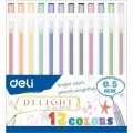 Набор ручек Deli гелев. ght EG119-12C (12шт)