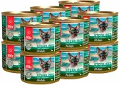 BLITZ HOLISTIC STERILIZED для взр кастр кот и стер кош паштет утка инд банка 200 гр 200 гр х 12 шт