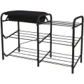 Этажерка Nika ЭТП1-1/Ч с ящиком, черный