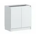 Кухонный модуль напольная тумба столплит Леон ЛНС-80 Белый, 80х81х46 см