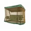 Москитная сетка с тентом Gardenluxe для качелей Ибица зеленая