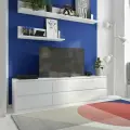 Кастор (KULLEN) тумба шведский стандарт 6 ящиков белая