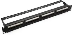 Патч-панель Suprlan 10-0427 19 1U 24xRJ45 кат.6 UTP