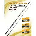 Удилище кастинговое Maximus ZIRCON-X BBC 25XH 2,5м 50-160 грамм, для рыбалки, для мультипликаторной катушки