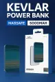 Внешний аккумулятор Keephone kevlar Brendy MagSafe Power Bank 5000 mAh для iPhone, 20/15w- синий