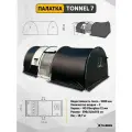 Палатка туристическая кемпинговая 7 местная Talberg TONNEL 7, полубочка, двухслойная