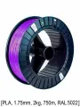 Фиолетовый экологичный PLA пластик для 3D печати 1.75мм 2кг
