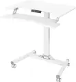 Стол для ноутбука Cactus FDE103 электрический белый МДФ регулировка высоты 91.5x56x123 см