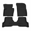 Коврики резиновые в салон черные (борт 4 см) для Skoda Octavia A5 (2009-2013)/Шкода Октавия А5