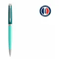 Ручка перьев. Waterman Hemisphere Colour Blocking (2179924) Blue CT F сталь нержавеющая подар. кор.