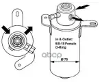 Осушитель кондиционера NRF арт. 33039