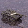 Модель танка ИС-3 63х20х15 мм бронза