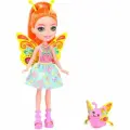 Кукла Enchantimals Mattel HKN12/FNH22 Бабочка Белисс и питомец Дарт