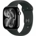 Умные часы Apple Watch S11 GPS 42mm Jet Black Aluminium Case with Black Sport Band - M/L